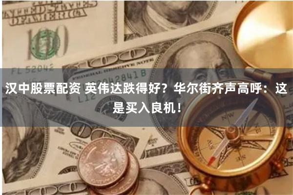 汉中股票配资 英伟达跌得好？华尔街齐声高呼：这是买入良机！
