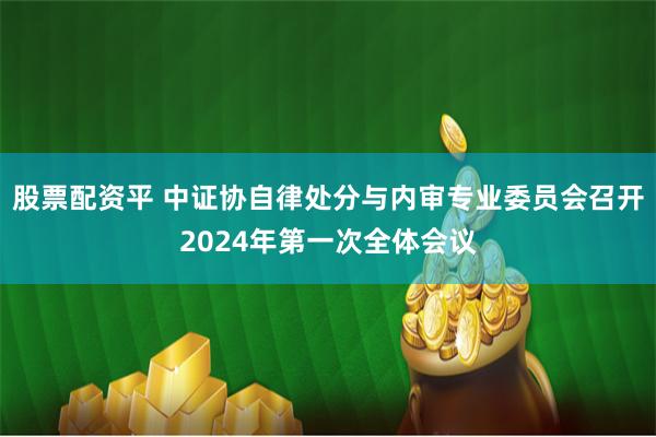 股票配资平 中证协自律处分与内审专业委员会召开2024年第一次全体会议